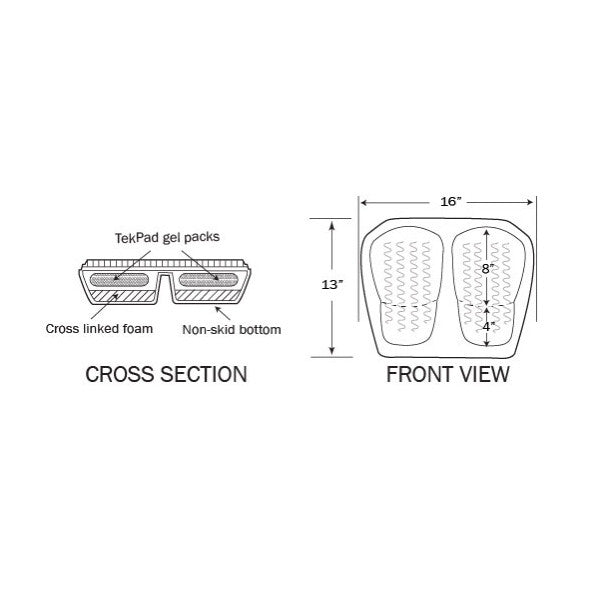 Coussin De Paddle Skwoosh X-Treme - Très Léger (227 G), Profil Bas, Imperméable - Pour Sup, Kayak